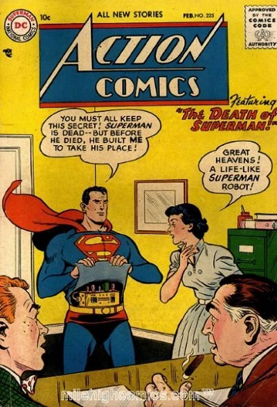Cover of The Death of Superman!