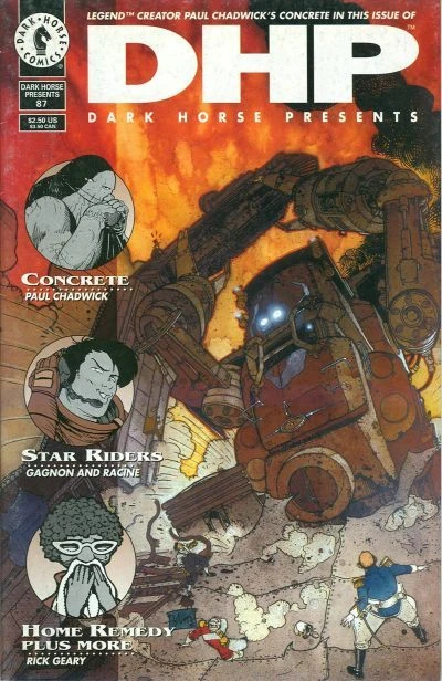 Cover of The Eighth Wonder; Concrete; Rick Geary; Star Riders