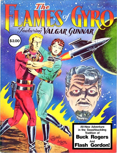 Cover of The Flames of Gyro: a Valgar Gunnar Romance