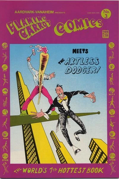 Cover of The Flaming Carrot Meets The Artless Dodger