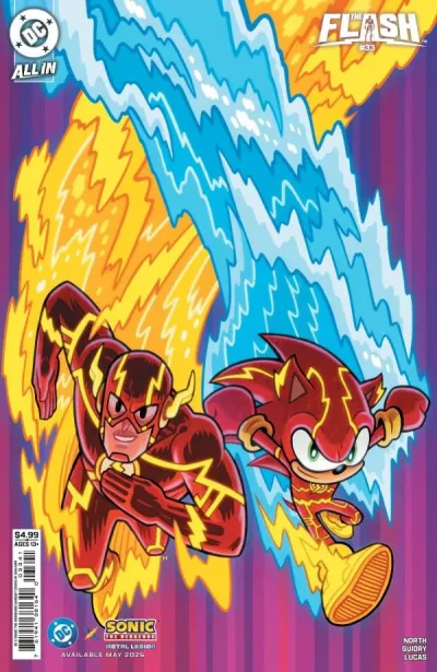 Cover of Cover D Dan Hipp DC x Sonic Variant