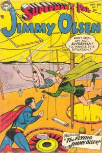The Flying Jimmy Olsen!