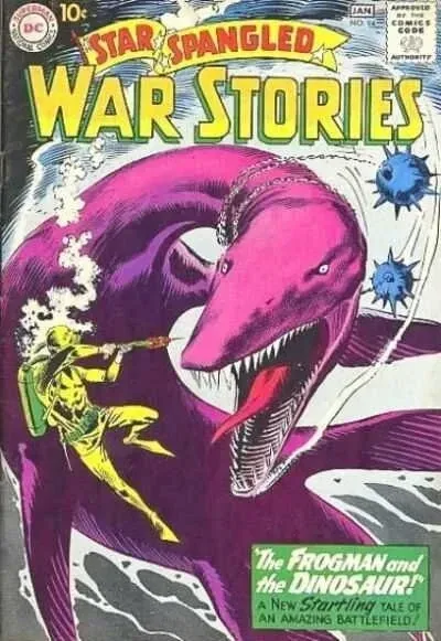 Cover of The Frogman and the Dinosaur!