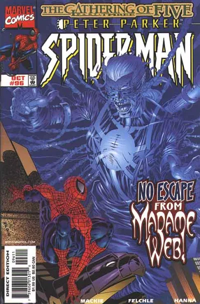 Cover of The Gathering of Five, Part Three: Web of Despair
