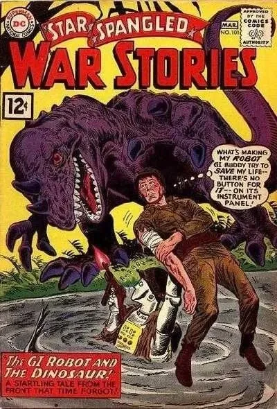 Cover of The GI Robot and the Dinosaur!