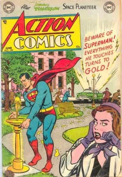 Cover of The Golden Superman!