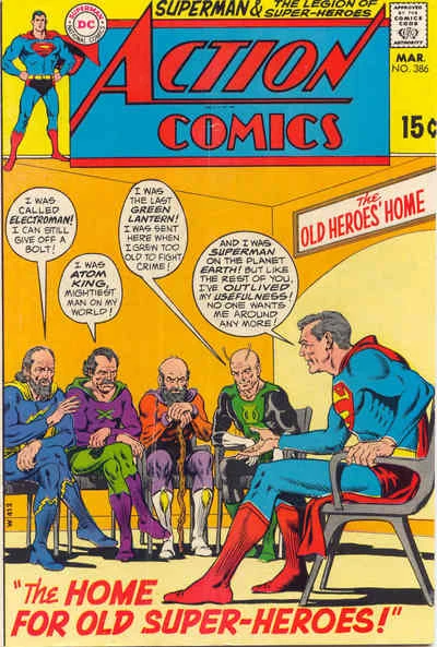 Cover of The Home For Old Super-Heroes!; Zap Goes the Legion!
