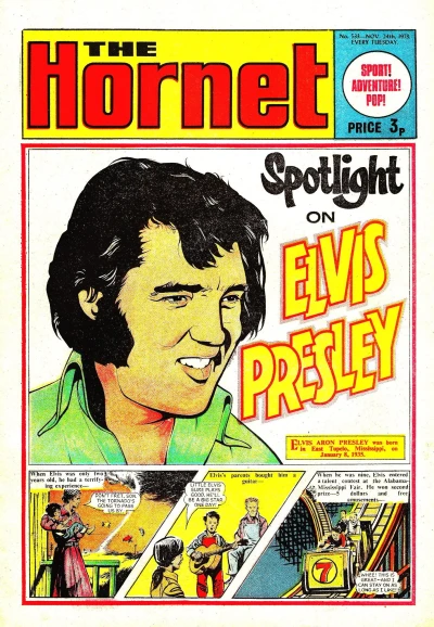 Cover of Spotlight on Elvis Presley
