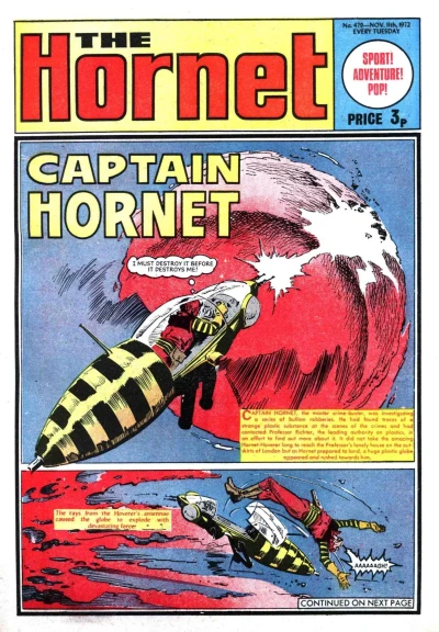 Cover of Captain Hornet