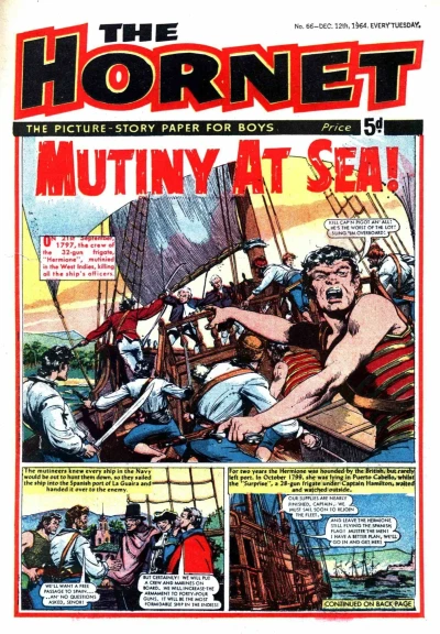 Cover of Mutiny at Sea!