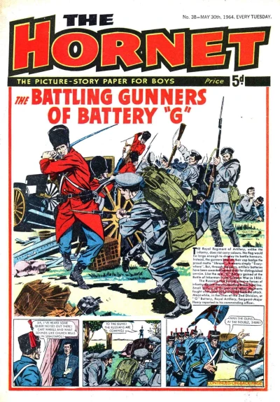 Cover of The Battling Gunners of Battery "G"