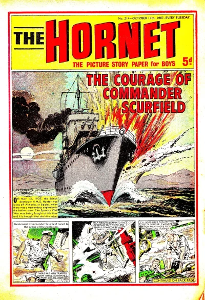 Cover of The Courage of Commander Scurfield