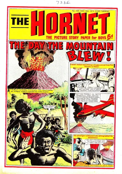 Cover of The Day the Mountain Blew!