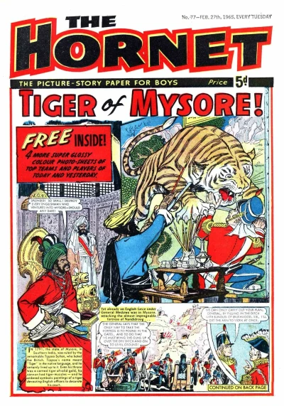 Cover of Tiger of Mysore!