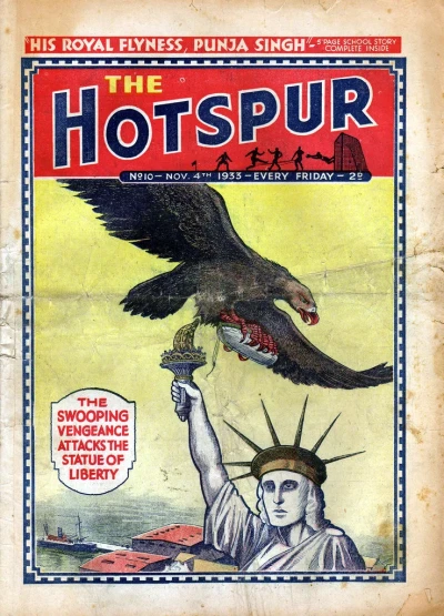 Cover of The Swooping Vengence Attacks the Statue of Liberty