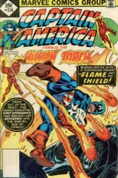 The Human Torch Meets..."Captain America"