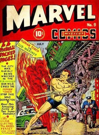 Cover of The Human Torch Vs. the Sub-Mariner