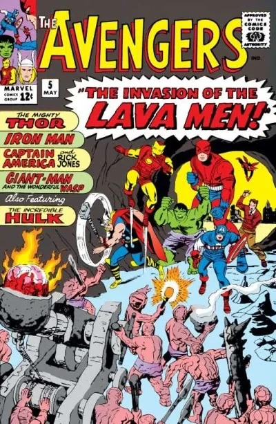 Cover of The Invasion of the Lava Men!