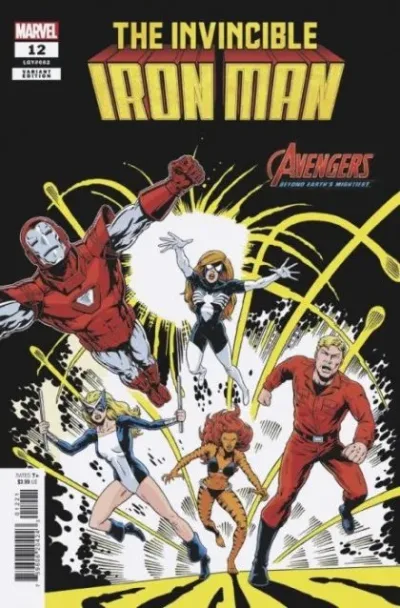 Cover of John Tyler Christopher Avengers 60th Anniversary Variant