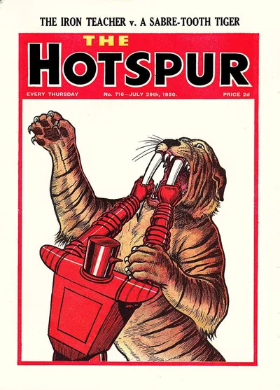 Cover of The Iron Teacher v. A Sabre-Tooth Tiger