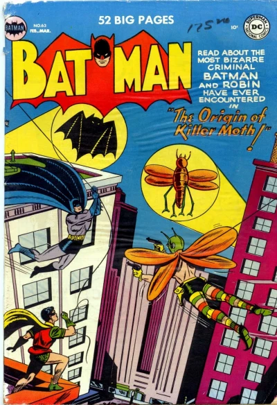 Cover of The Joker's Crime Costumes! / The Case of the Flying Saucers / The Origin of Killer Moth!