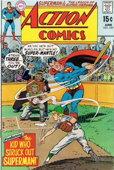 Cover of The Kid who struck out Superman! / The Mystery Legionnaire!