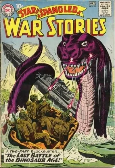 Cover of The Last Battle of the Dinosaur Age!