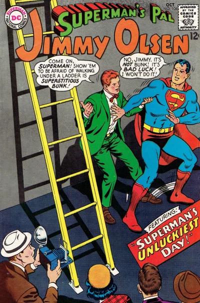 Cover of The Lone Wolf Legionnaire Reporter! / Superman's Unluckiest Day!