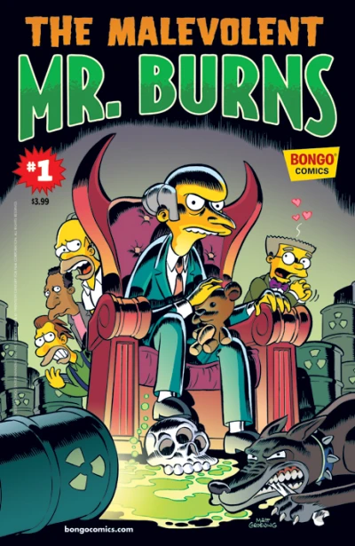 Cover of Little Monty's Millions: Adventure on Bigfoot Mountain!, Release the Hounds!, Mr. Burns to the Rescue