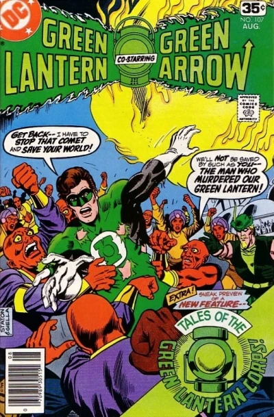 Cover of The Man Who Murdered Green Lantern! / Tales of the Green Lantern Corps