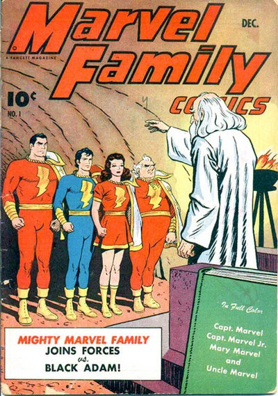 Cover of The Mighty Marvels Join Forces!/The Marvel Family and Baby Marvel