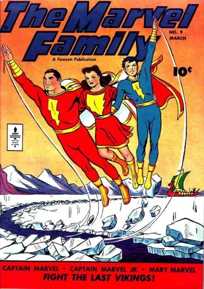 Cover of The Marvel Family and the Last Vikings