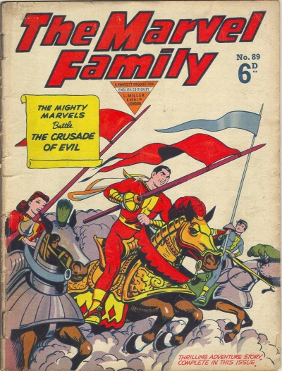 Cover of The Mighty Marvels Battle the Crusade of Evil