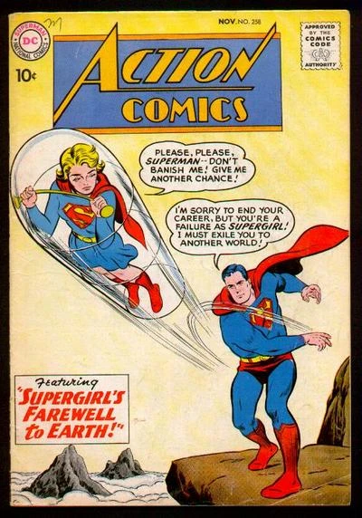 Cover of The Menace of the Cosmic Man! / Congorilla Goes to War! / Supergirl's Farewell to Earth!
