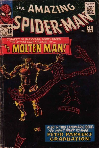 Cover of The Menace of the Molten Man