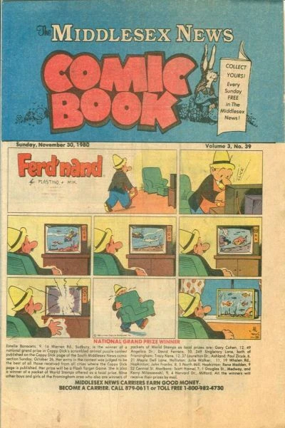 Cover of Issue #v. 3 no. 39