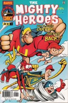 Cover of The Heretofore Never Before Revealed . . . Origin Of The Mighty Heroes?!