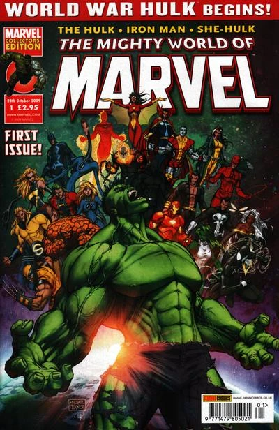 Cover of World War Hulk begins!