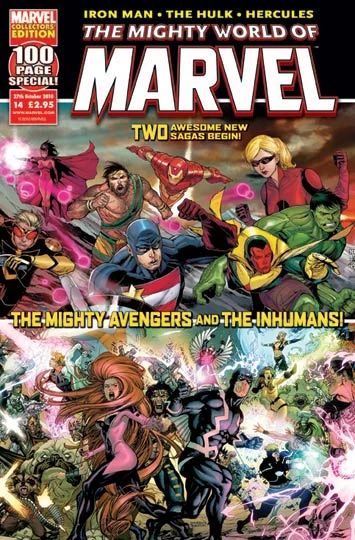 Cover of THE MIGHTY AVENGERS and THE INHUMANS