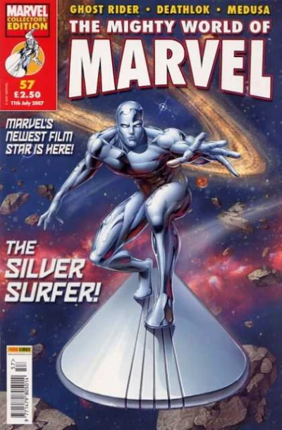 Cover of Marvel's Newest Film Star Is HERE! THE SILVER SURFER!
