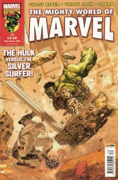 Cover of The Hulk Versus The Silver Surfer!