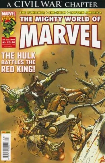 Cover of The HULK Battles The RED KING!