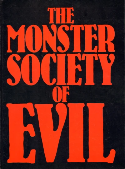 Cover of The Monster Society of Evil