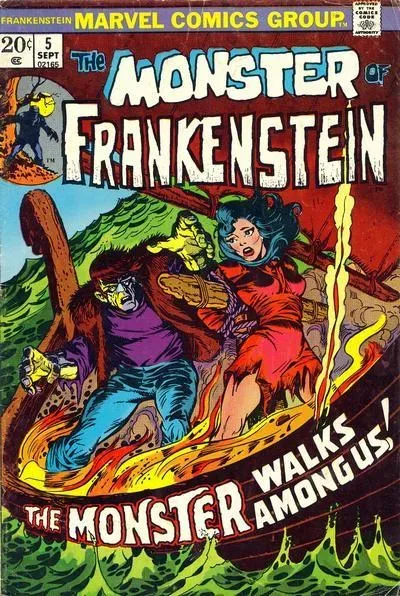 Cover of The monster walks among us!