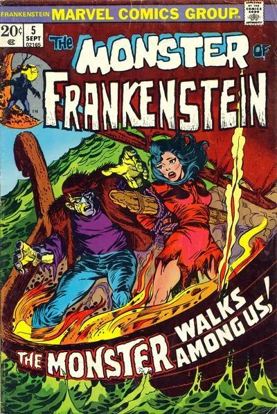 Cover of The monster walks among us!