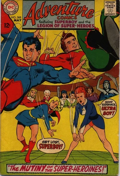Cover of The Mutiny of the Super-Heroines!; Ladies First!