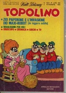 Cover of Topolino e la quiete lacustre