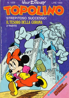 Cover of Topolino, Minni e il tesoro della corona (p.2)