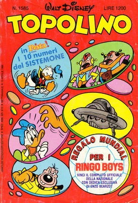 Cover of Paperino e gli incontri ravvicinati di 5 tipi