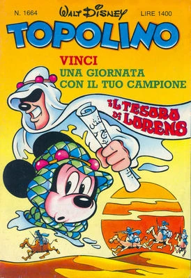 Cover of Topolino e il tesoro del grande Lorens